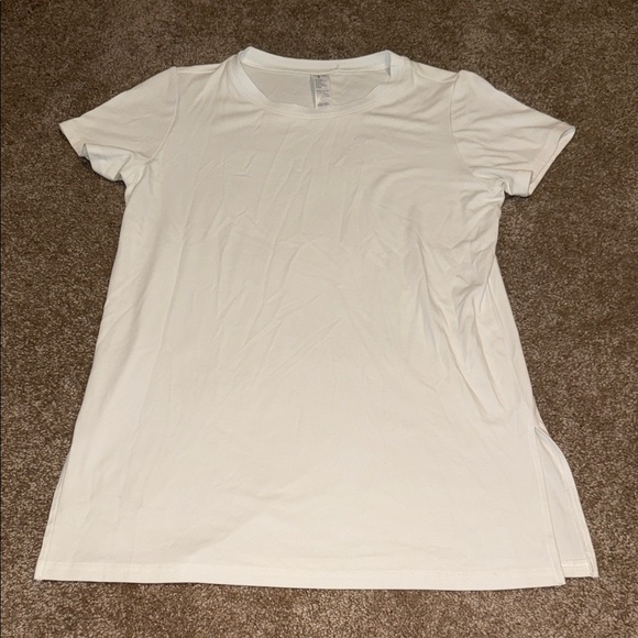 SPANX White Short Sleeve Tunic Tee - XS - Picture 1 of 4
